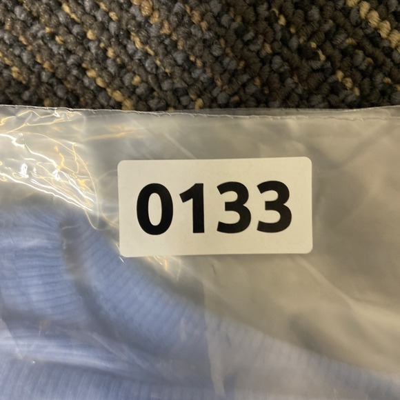 NEW Zara Sleeveless Stretch Ribbed Crop Top Women's Small Blue - Picture 10 of 10